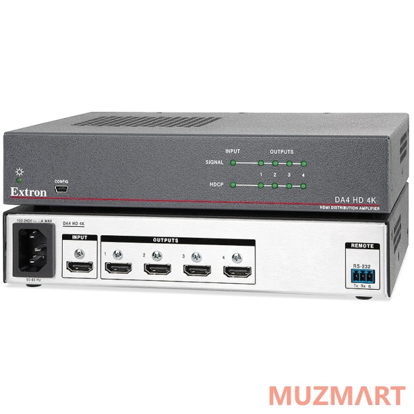 Extron DA4 HD 4K 60-1481-01 Усилитель-распределитель