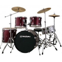 Suzuki SDS-200WR Барабанная установка (14"12"13"16"22") цвет краcный