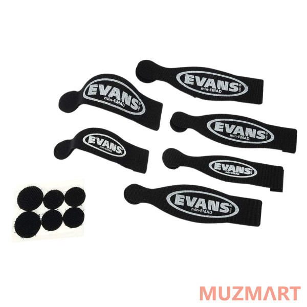 Evans Minemad заглушки для томов и малого барабана (6 шт.)