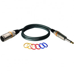 Rockcable RCL30381 D6 M Кабель XLR(M) - джек 1/4, 1 м