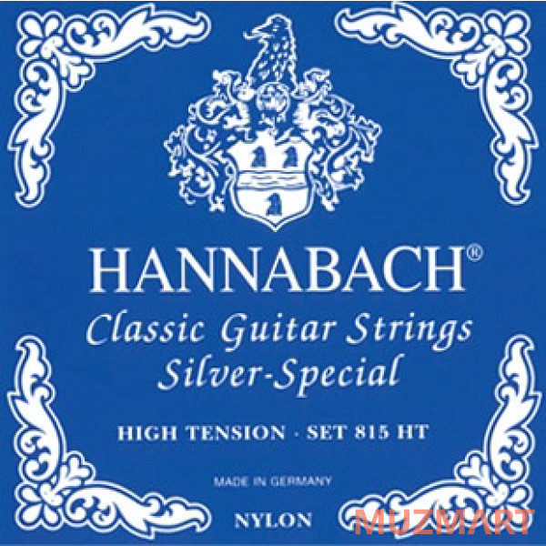 Hannabach 815HT Blue SILVER SPECIAL Комплект струн для классической гитары