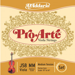 D'Addario J58-MM PRO-ARTE Комплект струн для альта