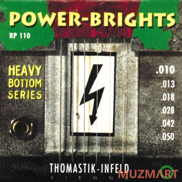 Thomastik RP110 Power-Brights Heavy Bottom Комплект струн для электрогитары