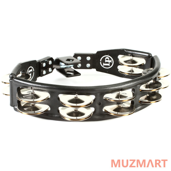 Latin Percussion LP160 Cyclops Steel Jingles Mountable Tambourine Black Тамбурин с креплением на стойку