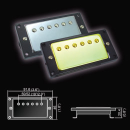Belcat BH-20(GD)Bridge Звукосниматель магнитный