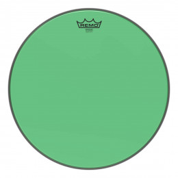 Remo BE-0310-CT-GN Emperor® Colortone™ Green Drumhead Цветной двухслойный прозрачный пластик для барабана 10"