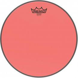 Remo BE-0312-CT-RD Emperor® Colortone™ Red Drumhead, 12 Цветной двухслойный прозрачный пластик для барабана 12"
