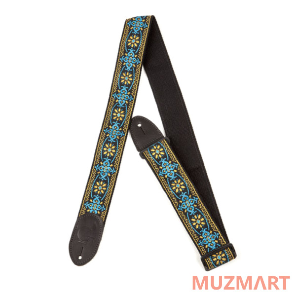 Gretsch G Brand Strap Blue/Orange Black Ends Ремень для гитары