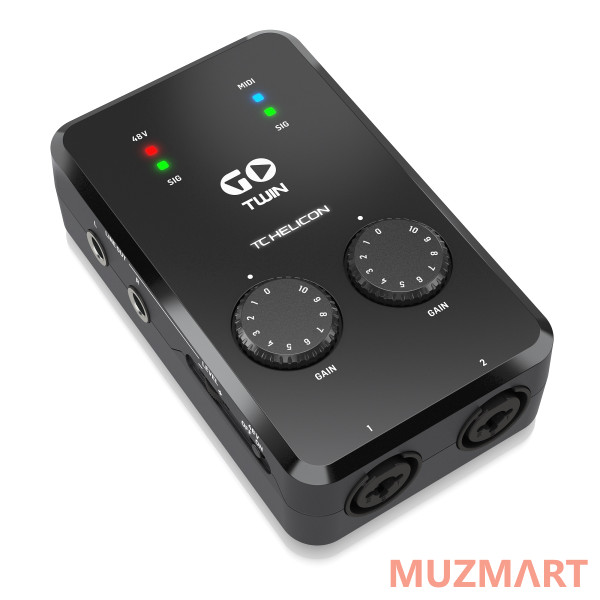 TC Helicon GO TWIN Интерфейс высокого разрешения