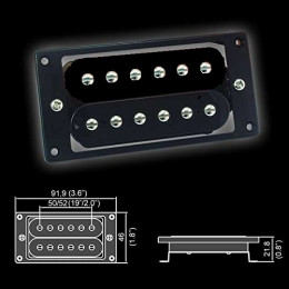 Belcat BH-32Bridge-BK Звукосниматель магнитный, хамбакер, бридж