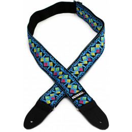 Dunlop JH14 Jimi Hendrix Maui Blue Ремень для гитары
