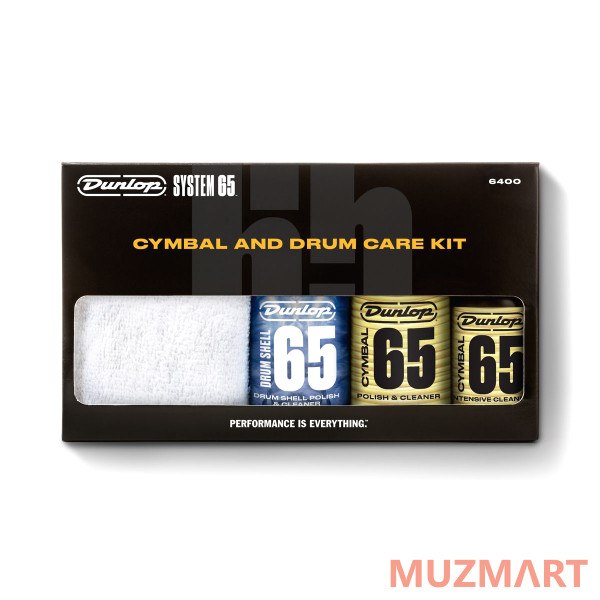 Dunlop 6400 System 65 Cymbal And Drum Care Kit Набор для ухода за барабанами