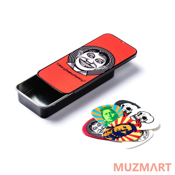 Dunlop JVHPT01M John Van Hamersveld Johnny Face Pick Tin Сувенирный набор медиаторов в пенале
