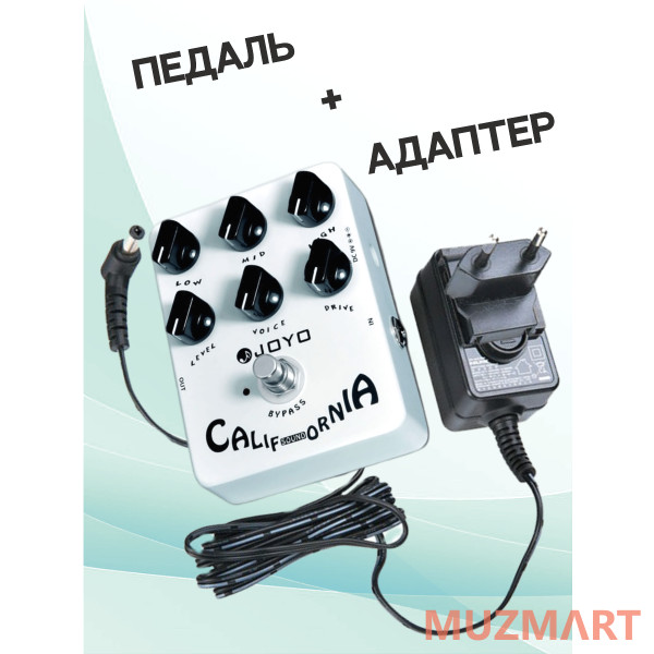 Joyo KIT JF-15_ACDOO6 Педаль драйв/дисторшн с адаптером питания