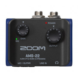 Zoom AMS-22 Аудиоинтерфейс для музыки и стриминга