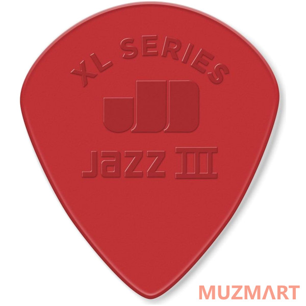Dunlop NYLON JAZZ XL-6/PLYPK Медиаторы нейлоновые 1,38 красные