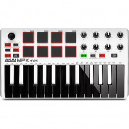 Akai Pro MPK MINI MK2 LE WHITE Миди клавиатура с уменьшенными клавишами