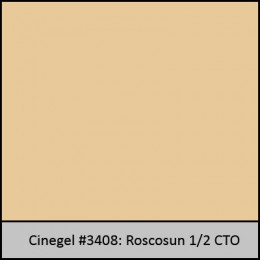 Rosco 3408 1/2 Cto Световой фильтр Roscosun
