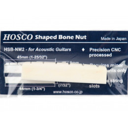 Hosco HSB-NM2 Верхний порожек для акустической гитары, кость