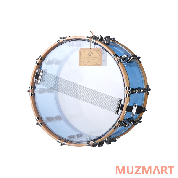 Dixon PDSCST654ACB Cornerstone See-Through Blue Малый барабан 6.5 x 14", акрил