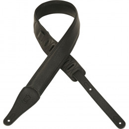 Levy's M17CG-BLK Deluxe Series Ремень для гитары, кожаный, черный