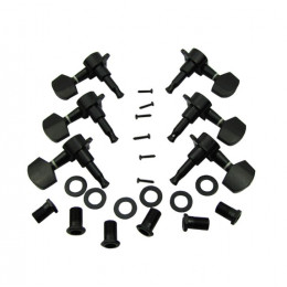 Musiclily M567-3M763-3 Колки для гитары, 3+3, черные