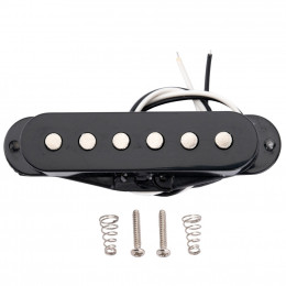 Musiclily MX2295BK Звукосниматель магнитный сингл, для Fender Strat, нековый, черный