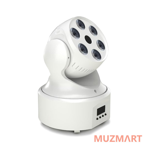 Big Dipper LM20G-WT Моторизированная световая "мини-голова", RGBW+зеленый лазер, 6х8Вт, белая