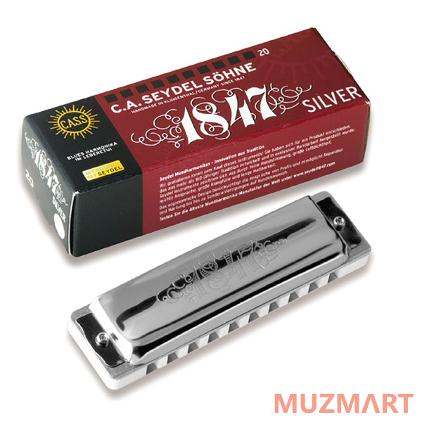 Seydel Sohne 1847 Silver C До-мажор Губная гармоника диатоническая