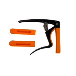 Solo 3-in-1 Black orange Каподастр для гитары универсальный