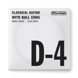 Dunlop DCV04DNB Nylon Silver Wound Ball Ends D-4 Струна D