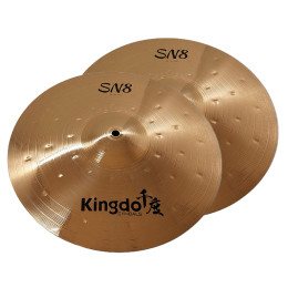 Kingdo SN8 HI-HAT тарелки хай-хэт, размер 14"