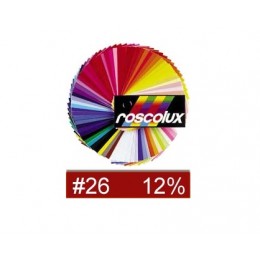 Rosco RX26-2024 Фильтр листовой 50х61см насыщенный красный