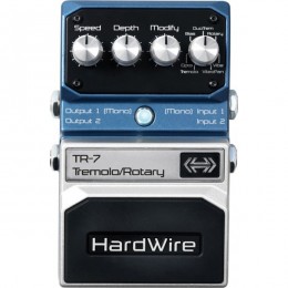 Digitech TR-7 Stereo Tremolo and Rotary Гитарная педаль тремоло, ротари и вибрато эффектов