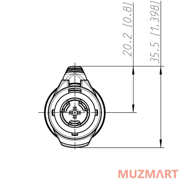 Neutrik NAC3MX-W Кабельный разъем PowerCon TRUE1, штекер, 16A/250В