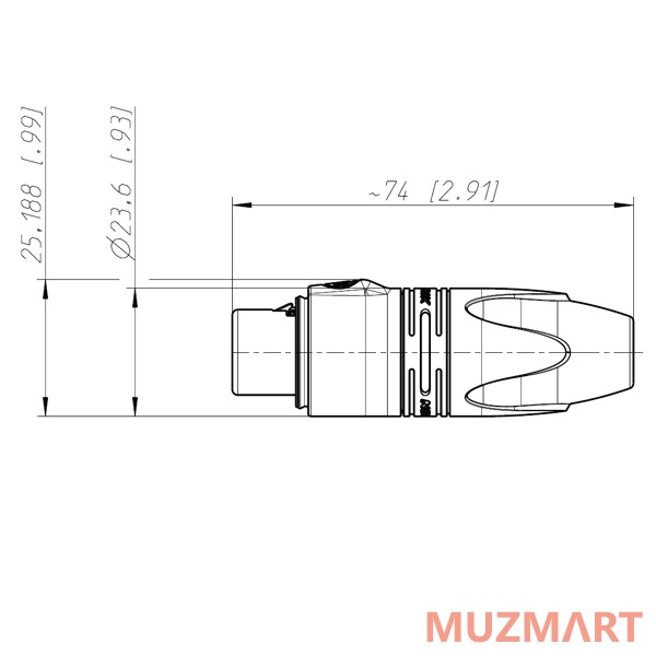 Neutrik NC3FXX-HD-D Кабельный разъем XLR female
