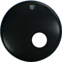 Remo POWERSTROKE® 3 22` Ebony W/PRE-CUT Hole Пластик для бас-барабана 22"