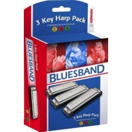 Hohner Blues Band Cga (M559XP) Набор из 3 гармошек с уроками