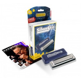 Hohner Silver Star 504/20 F (M50406X) с Уроками Губная гармоника