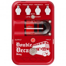 Vox TG2-DDDL DOUBLE DECA DELAY Педаль эффектов, аналоговый дилей