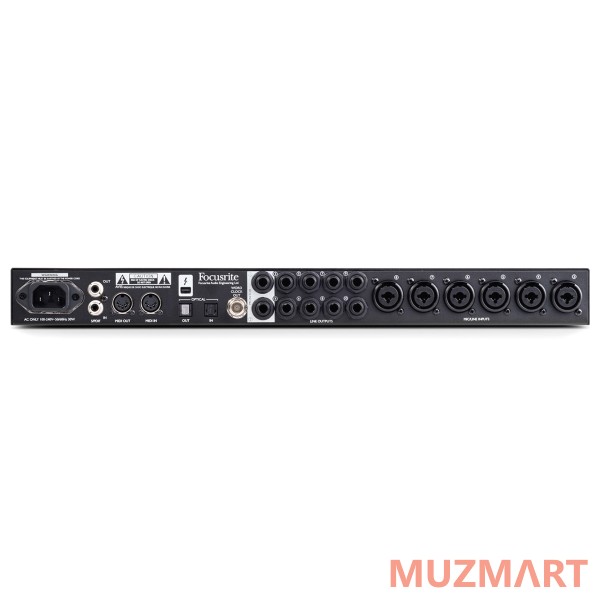 Focusrite Clarett 8Pre Thunderbolt Интерфейс Thunderbolt