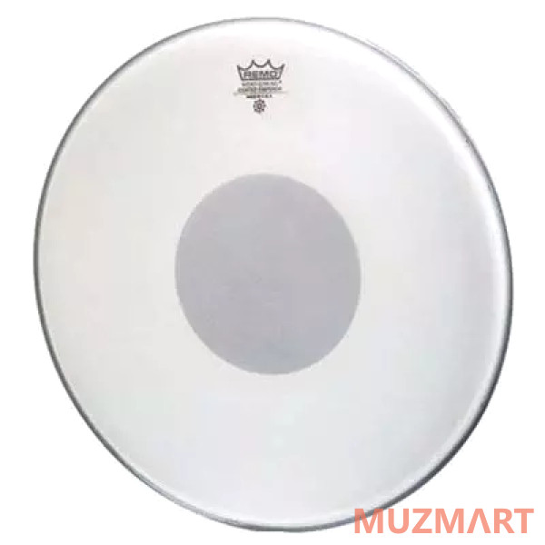 Remo BE-0114-10 Batter, Controlled Sound, Emperor, Coated, Black Dot Bottom, 14" Пластик для барабана, с напылен, двойной, чёрн. усилен. центр.