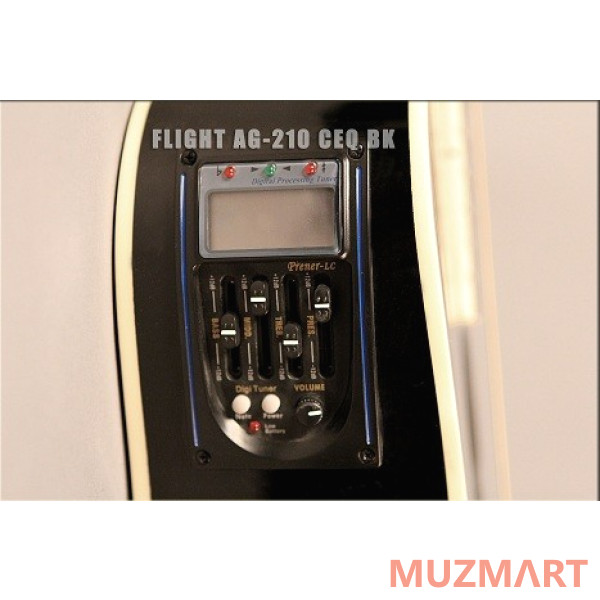 Flight AG-210 CEQ BK Электроакустическая гитара