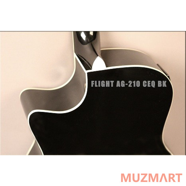 Flight AG-210 CEQ BK Электроакустическая гитара