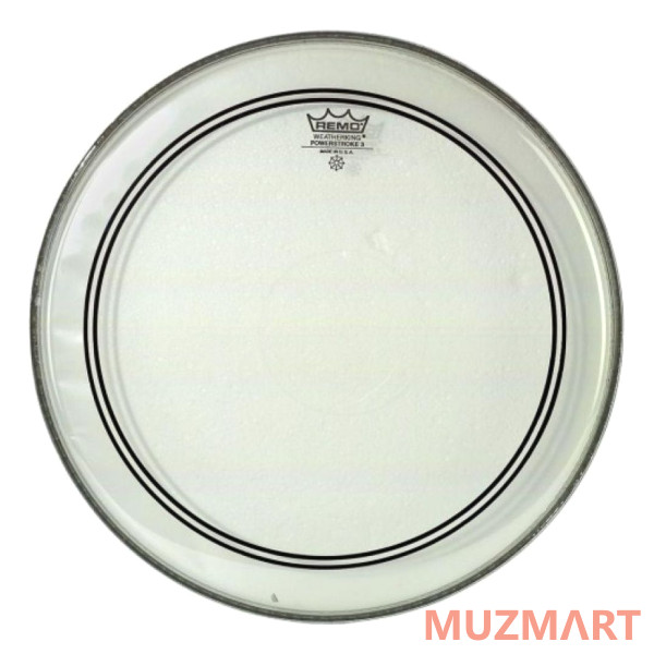 Remo P3-0316-BP Batter, Powerstroke 3, Clear, 16" Пластик для барабана, прозрачный с демпфирующим кольцом