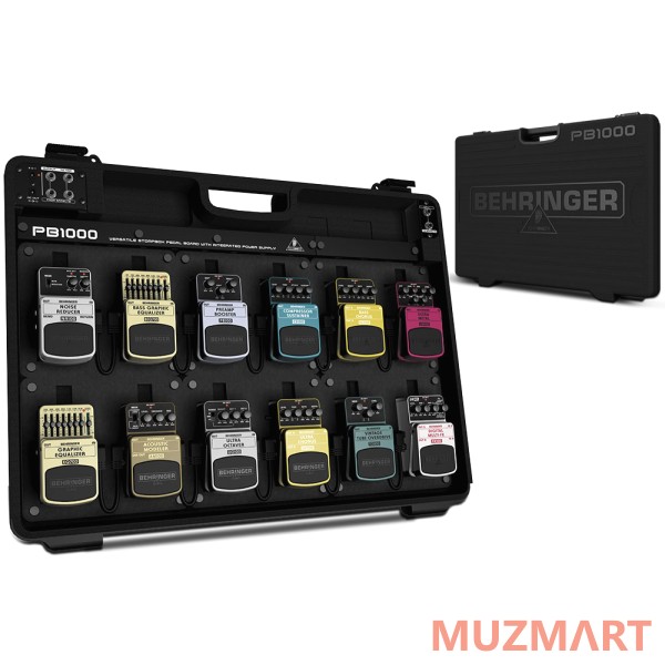 Behringer PB1000 Pedal Board Кейс для 12-ти педалей с блоком питания