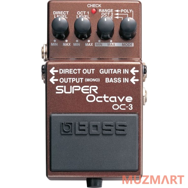 Boss OC-3 Super Octave Педаль для электрогитар и бас гитар Octave