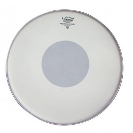 Remo CONTROLLED SOUND 14' COATED BOTTOM BLACK DOT Матовый пластик с черным центром 14"