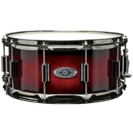 DrumCraft Series 8 Snare Drum Maple 13"x6,5" Cardiac Burst Black/Nickel HW Малый барабан 13" х 6,5"