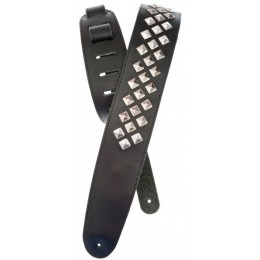 Planet Waves 25LGS01 Кожаный гитарный ремень, Metal Strap